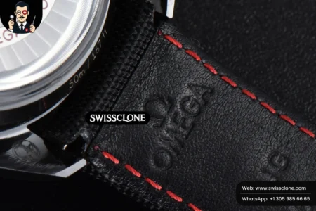 Omega Speedmaster ‘Dark Side Of The Moon’ Real Ceramic OMF 44mm Black Dial Nylon High Resolution View