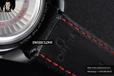 Omega Speedmaster ‘Dark Side Of The Moon’ Real Ceramic OMF 44mm Black Dial Nylon High Resolution View