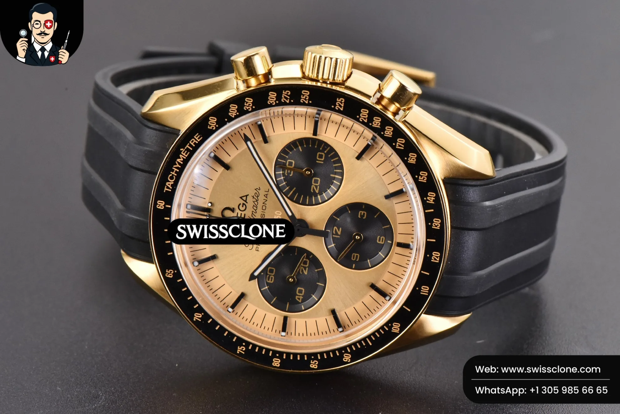 Speedmaster Moonwatch V6SF Super Clone - 12