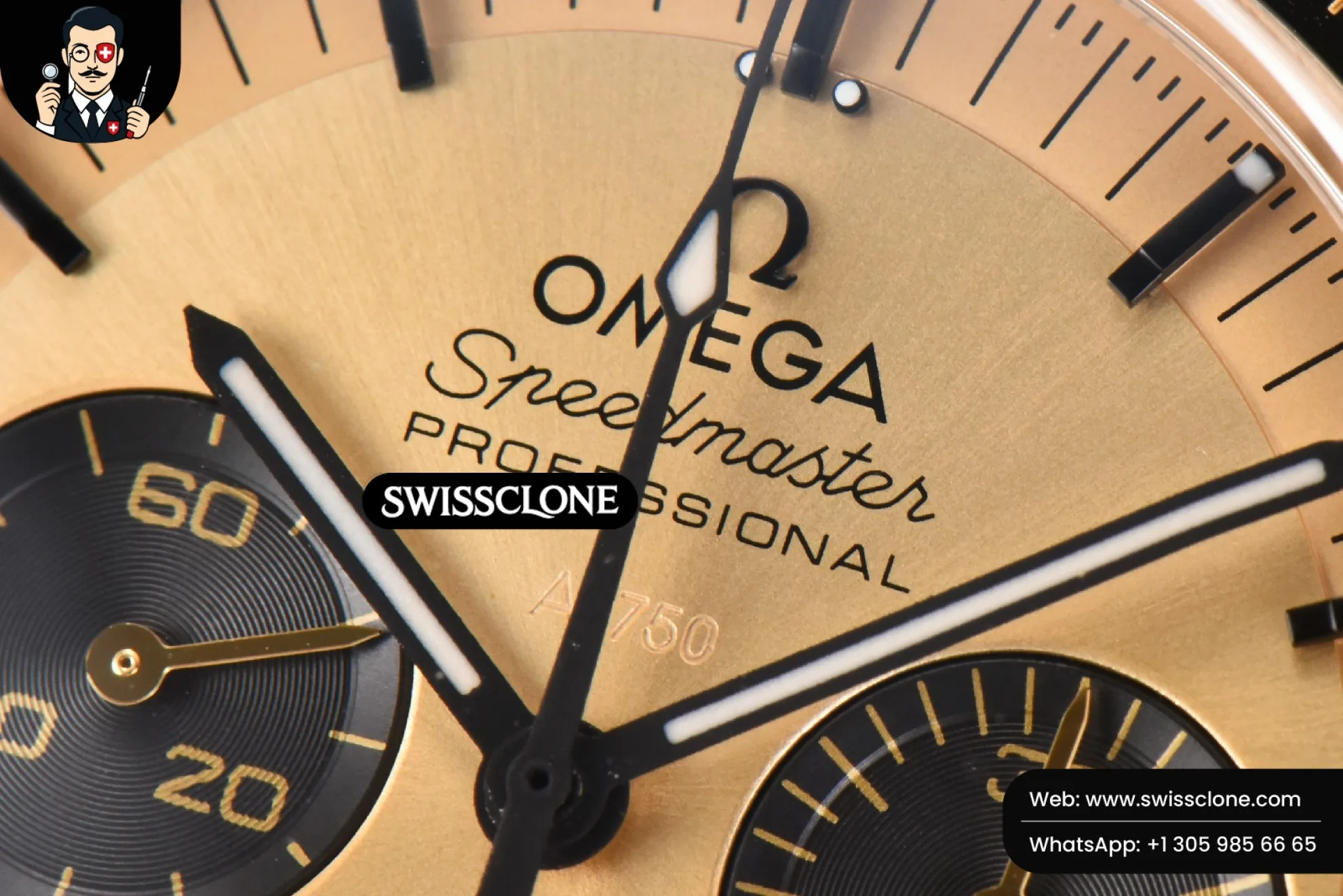 Speedmaster Moonwatch V6SF Super Clone - 4