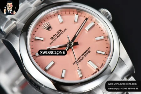 Rolex Oyster Perpetual 277200 31mm Pink Dial High Resolution View