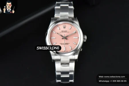 Rolex Oyster Perpetual 277200 31mm Pink Dial High Resolution View