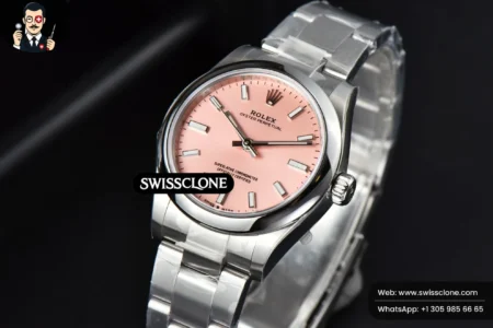 Rolex Oyster Perpetual 277200 31mm Pink Dial High Resolution View