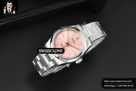 Rolex Oyster Perpetual 277200 31mm Pink Dial High Resolution View