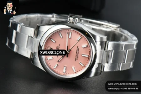 Rolex Oyster Perpetual 277200 31mm Pink Dial High Resolution View