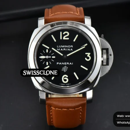 Panerai PAM005 44mm HWF Black Dial Brown Leather High Resolution View