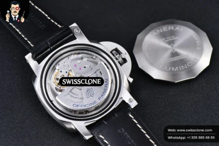 Panerai PAM1312 44mm Black Dial on Black Leather P.9010 High Resolution View