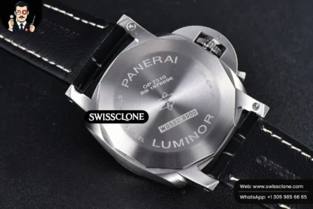 Panerai PAM1312 44mm Black Dial on Black Leather P.9010 High Resolution View