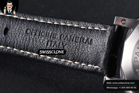 Panerai PAM1312 44mm Black Dial on Black Leather P.9010 High Resolution View