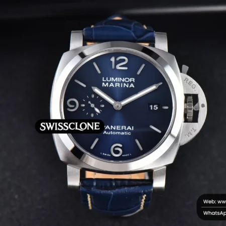 Panerai PAM1313 44mm Blue Dial Blue Leather P9010 High Resolution View