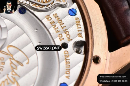 Rolex Panomatic Lunar 40mm White Dial Brown Leather High Resolution View
