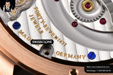 Rolex Panomatic Lunar 40mm White Dial Brown Leather High Resolution View