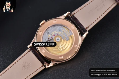 Patek Philippe Calatrava 5296R 38mm Ivory Dial Brown Leather 324CS High Resolution View