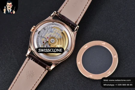 Patek Philippe Calatrava 5296R 38mm Ivory Dial Brown Leather 324CS High Resolution View