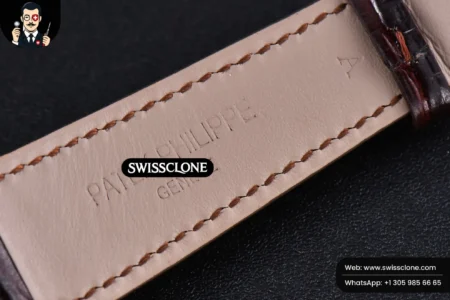 Patek Philippe Calatrava 5296R 38mm Ivory Dial Brown Leather 324CS High Resolution View