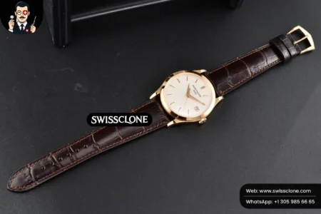 Patek Philippe Calatrava 5296R 38mm Beige Dial Brown Leather 9015 High Resolution View