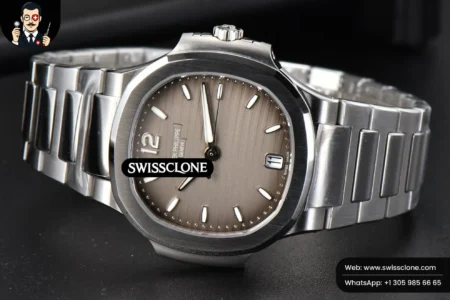 Patek Philippe Nautilus 7118 Ladies 35mm Gray Dial (3KF) High Resolution View