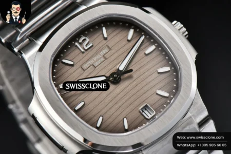 Patek Philippe Nautilus 7118 Ladies 35mm Gray Dial (3KF) High Resolution View