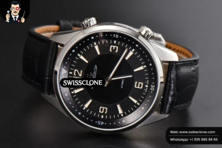 Rolex Polaris Geographic 40mm LTF Black Dial Black Leather 9015 High Resolution View