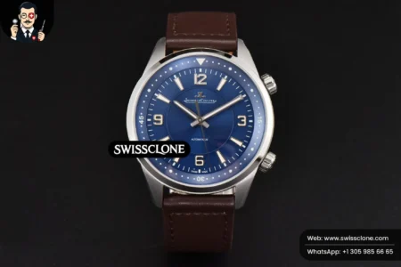 Rolex Polaris Geographic 40mm LTF Blue Dial Black Leather 9015 High Resolution View