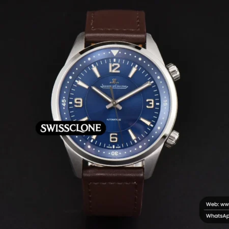 Rolex Polaris Geographic 40mm LTF Blue Dial Black Leather 9015 High Resolution View