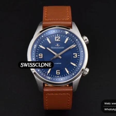 Rolex Polaris Geographic 40mm LTF Blue Dial Brown Leather 9015 High Resolution View