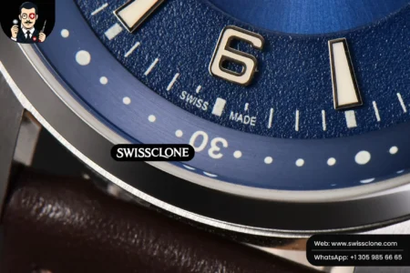 Rolex Polaris Geographic 40mm LTF Blue Dial Black Leather 9015 High Resolution View