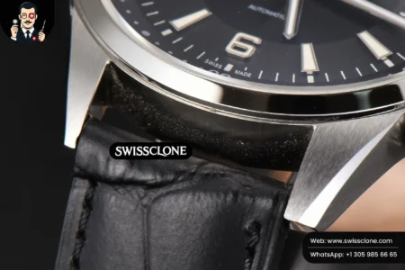Rolex Polaris Geographic 40mm LTF Black Dial Black Leather 9015 High Resolution View