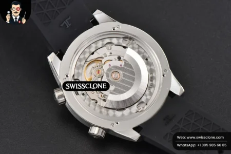 Rolex Polaris Geographic 42mm JQKF Black Dial Black Rubber High Resolution View