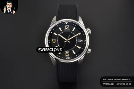 Rolex Polaris Geographic 42mm JQKF Black Dial Black Rubber High Resolution View