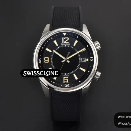 Rolex Polaris Geographic 42mm JQKF Black Dial Black Rubber High Resolution View
