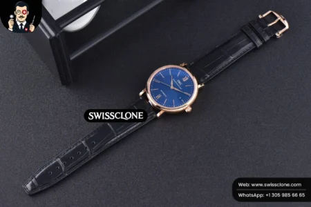 Rolex Portofino ‘150 Years’ 40mm V7F Blue Dial Markers Black Leather A2892/SW200 High Resolution View