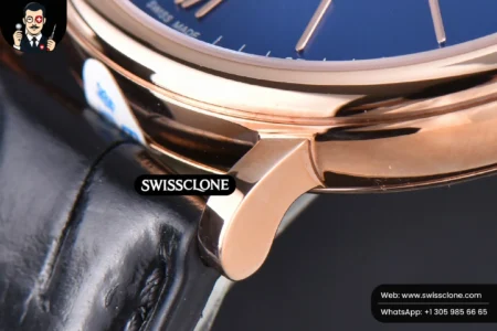 Rolex Portofino ‘150 Years’ 40mm V7F Blue Dial Markers Black Leather A2892/SW200 High Resolution View