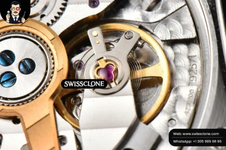 Rolex Rendez Vous Moon 34mm GF Diamond White Textured Dial Black Leather High Resolution View