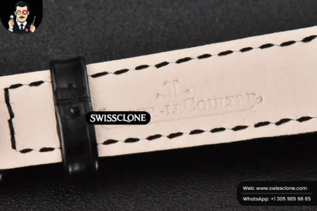 Rolex Rendez Vous Moon 34mm GF Diamond White Textured Dial Black Leather High Resolution View