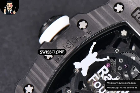 Richard Mille RM035 02 KVF Skeleton Dial White on Black Rubber MIYOTA8215 High Resolution View