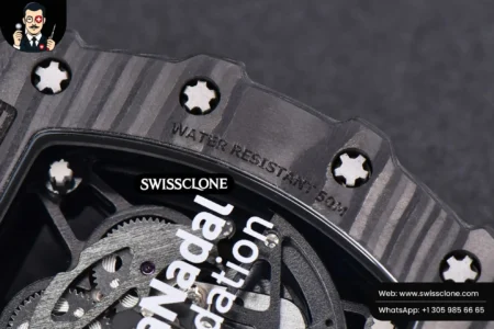 Richard Mille RM035 02 KVF Skeleton Dial White on Black Rubber MIYOTA8215 High Resolution View