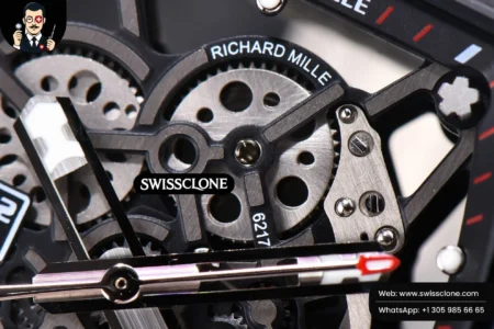 Richard Mille RM035 02 KVF Skeleton Dial White on Black Rubber MIYOTA8215 High Resolution View