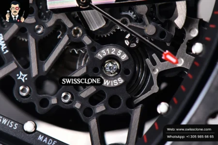 Richard Mille RM035 02 KVF Skeleton Dial White on Black Rubber MIYOTA8215 High Resolution View