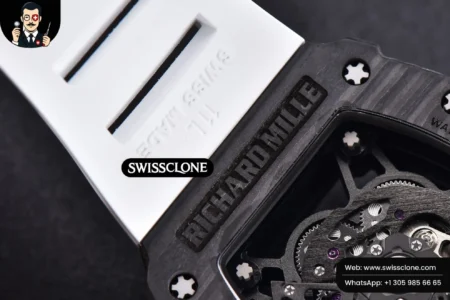 Richard Mille RM035 02 KVF Skeleton Dial Red on White Rubber MIYOTA8215 High Resolution View