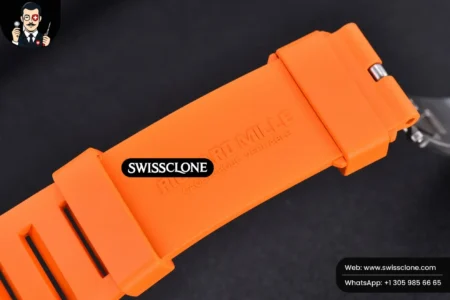 Richard Mille RM035 02 KVF Skeleton Dial Orange on Orange Rubber MIYOTA8215 High Resolution View