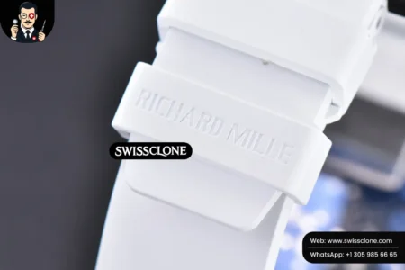 Richard Mille RM035 02 KVF Skeleton Dial Red on White Rubber MIYOTA8215 High Resolution View