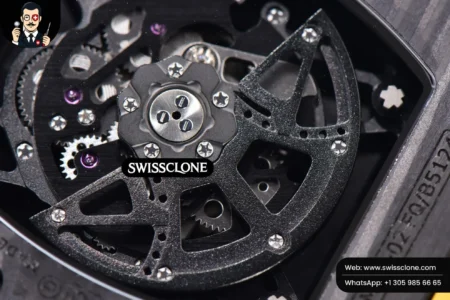 Richard Mille RM035 02 KVF Skeleton Dial Red on Yellow Rubber MIYOTA8215 High Resolution View