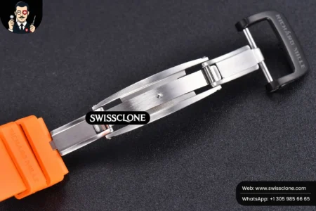 Richard Mille RM035 02 KVF Skeleton Dial Orange on Orange Rubber MIYOTA8215 High Resolution View