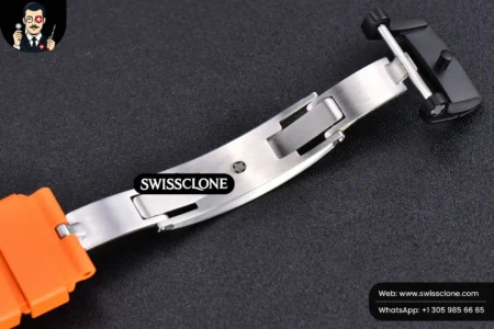 Richard Mille RM035 02 KVF Skeleton Dial Orange on Orange Rubber MIYOTA8215 High Resolution View