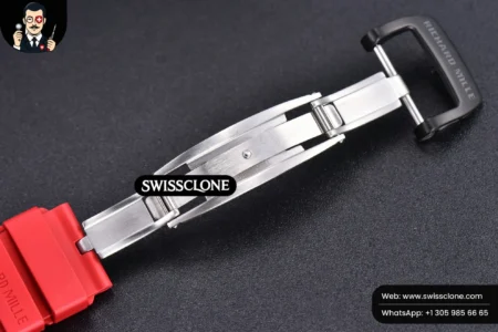 Richard Mille RM035 02 KVF Skeleton Dial Red on Red Rubber MIYOTA8215 High Resolution View