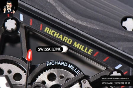 Richard Mille RM035 02 KVF Skeleton Dial Red on Black Rubber MIYOTA8215 High Resolution View