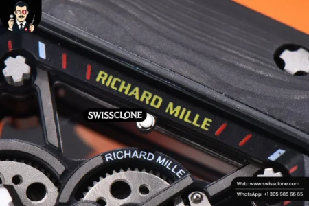 Richard Mille RM035 02 KVF Skeleton Dial Orange on Orange Rubber MIYOTA8215 High Resolution View