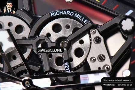 Richard Mille RM035 02 KVF Skeleton Dial Red on Red Rubber MIYOTA8215 High Resolution View
