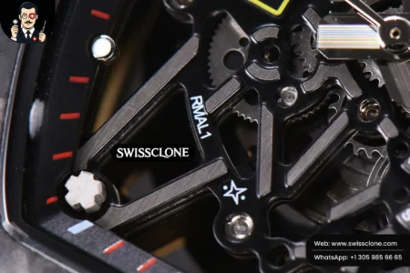Richard Mille RM035 02 KVF Skeleton Dial Red on Yellow Rubber MIYOTA8215 High Resolution View